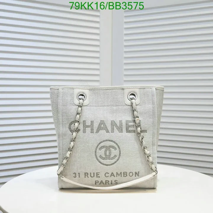 View 29 of Chanel Deauville Chain Black Tote Bag QL854 – Trendy and Functional