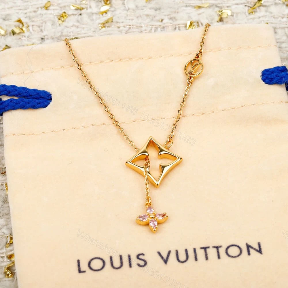 View 2 of LV Flowergram Strass Necklace