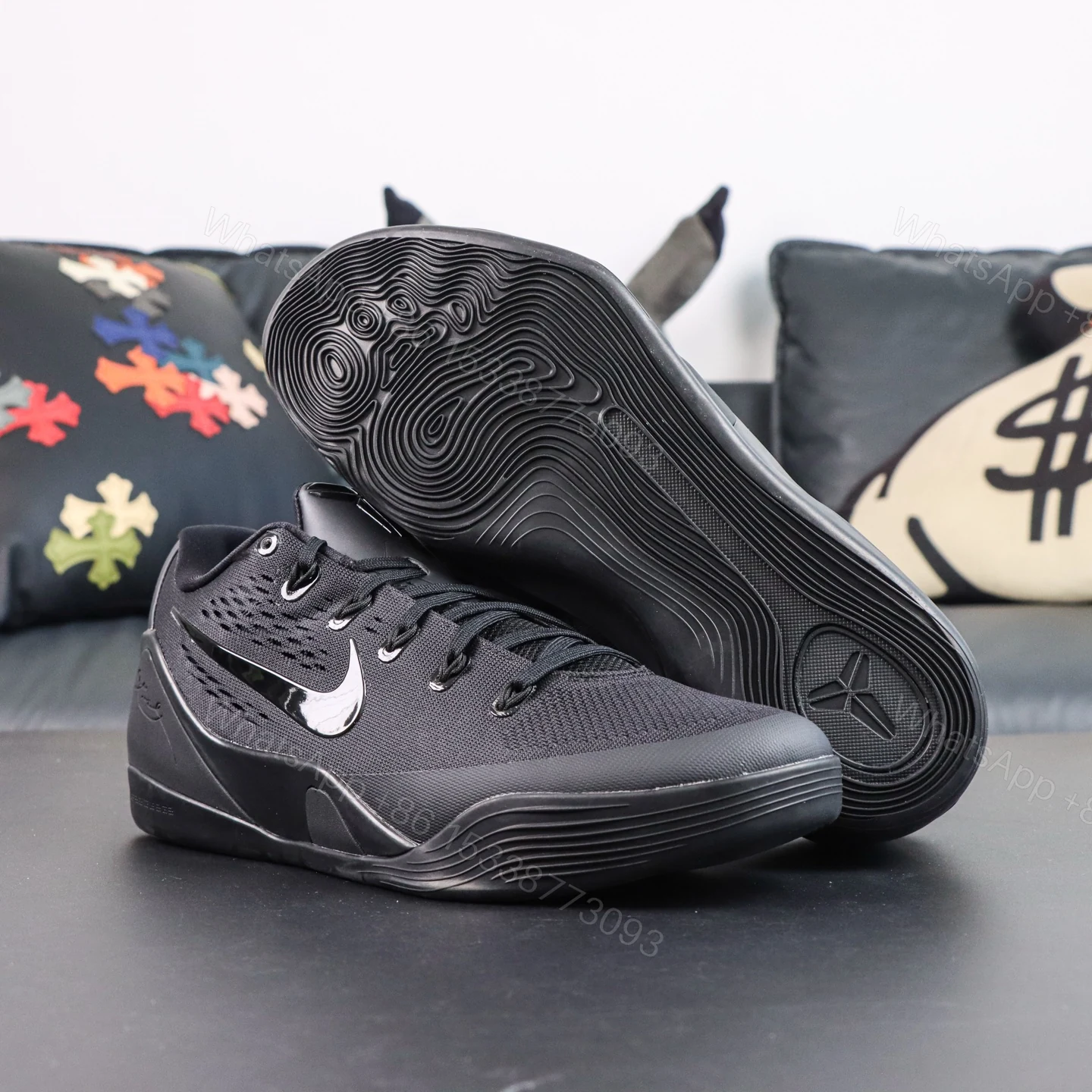View 3 of Kobe 9 Elite Low EM Protro TB Triple Black