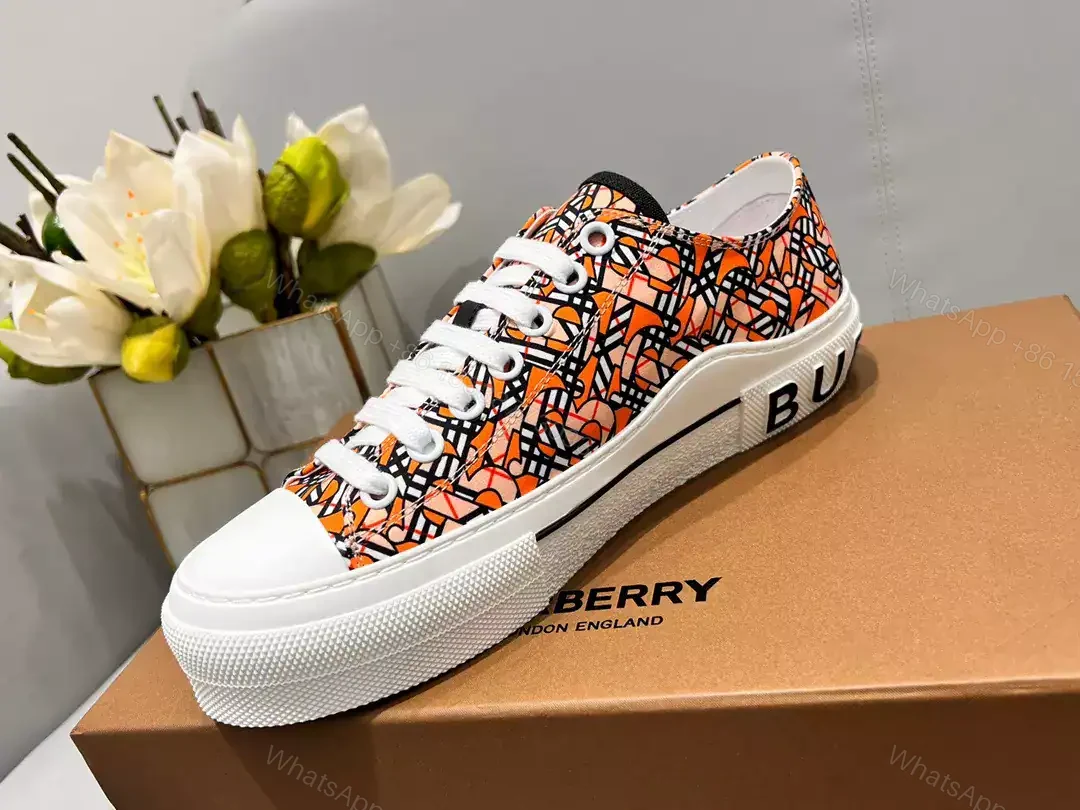 View 3 of BURBERRY CHECK COTTON SNEAKERS – BBR129