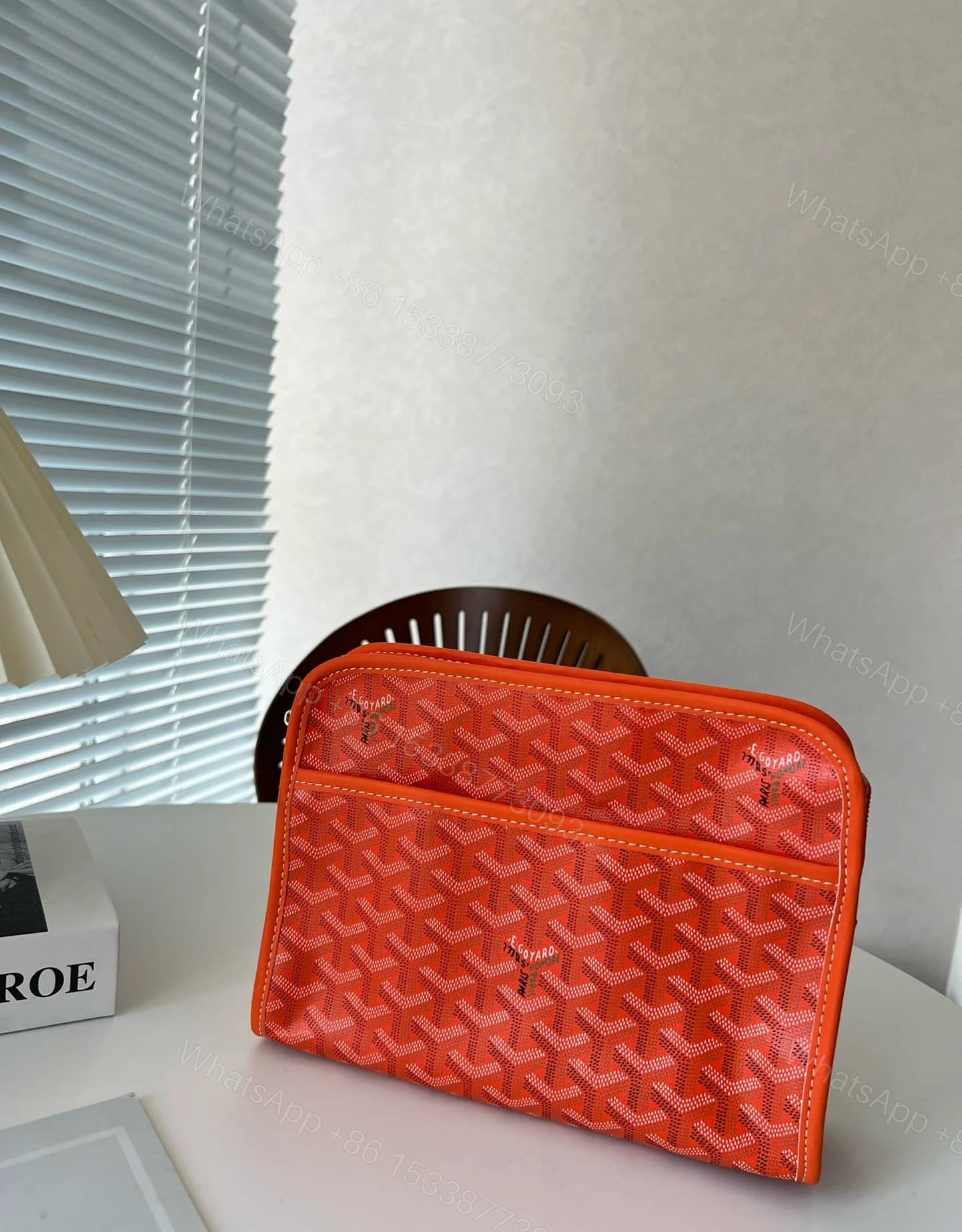 View 2 of GOYARD JOUVENCE MM TOILETRY BAG ORANGE 25CM JOUVENMMLTY07CL07P