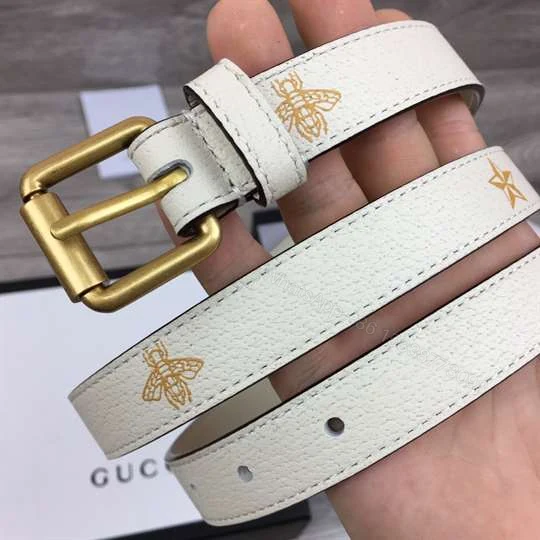 View 6 of GUCCI BELT WITH BEES AND STARS PRINT – B34