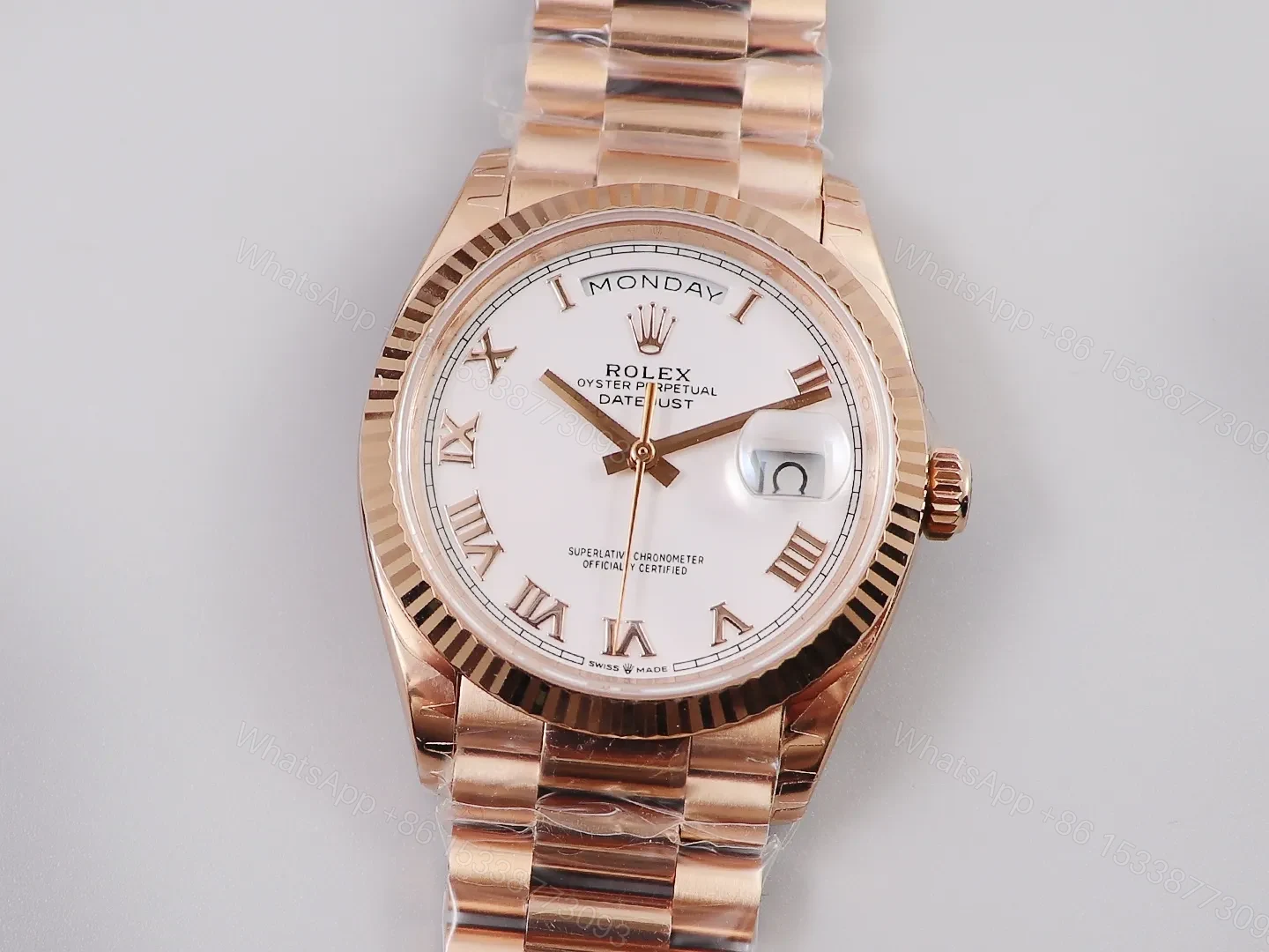 View 2 of Replica Rolex Day-Date White Dial 118235 F 36 mm