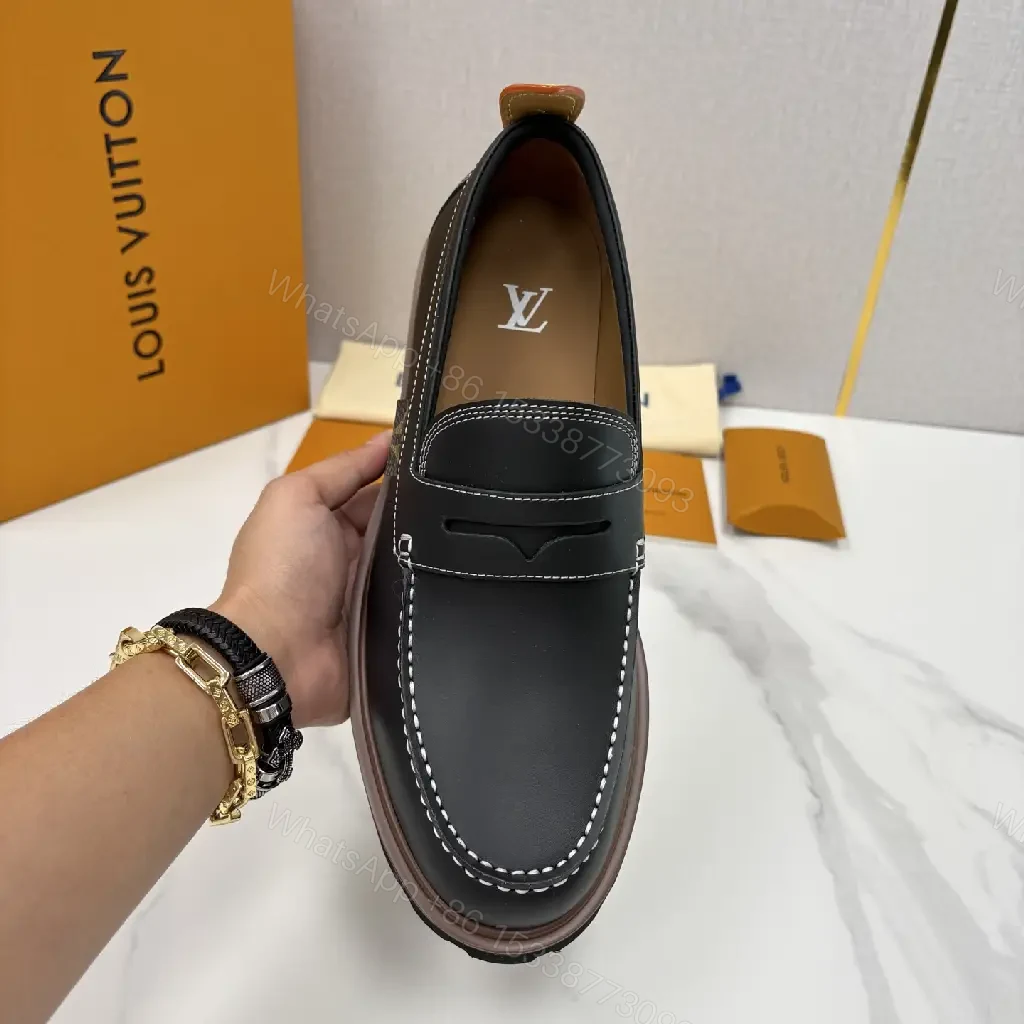 View 2 of Lux-Refined Slip-Ons: Leather, Lugged Sole, Everyday Luxury