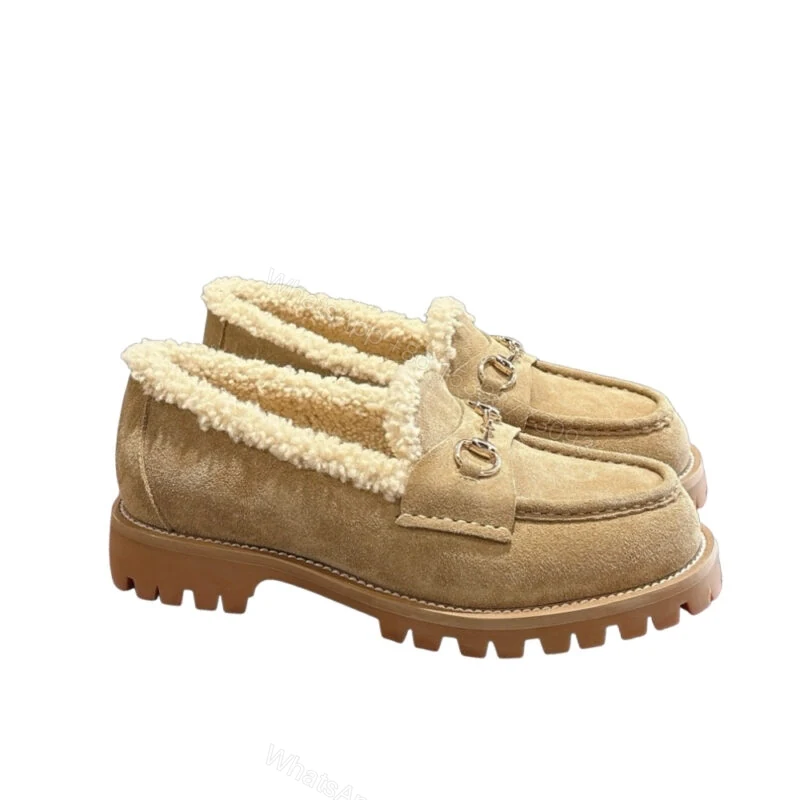 View 10 of Gucci Women Loafer With Horsebit Beige 836060 Aaa5U 9556