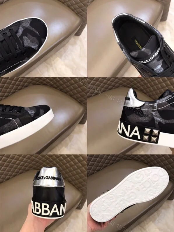 View 3 of DOLCE & GABBANA PRINTED LOW-TOP TRAINERS – DG10