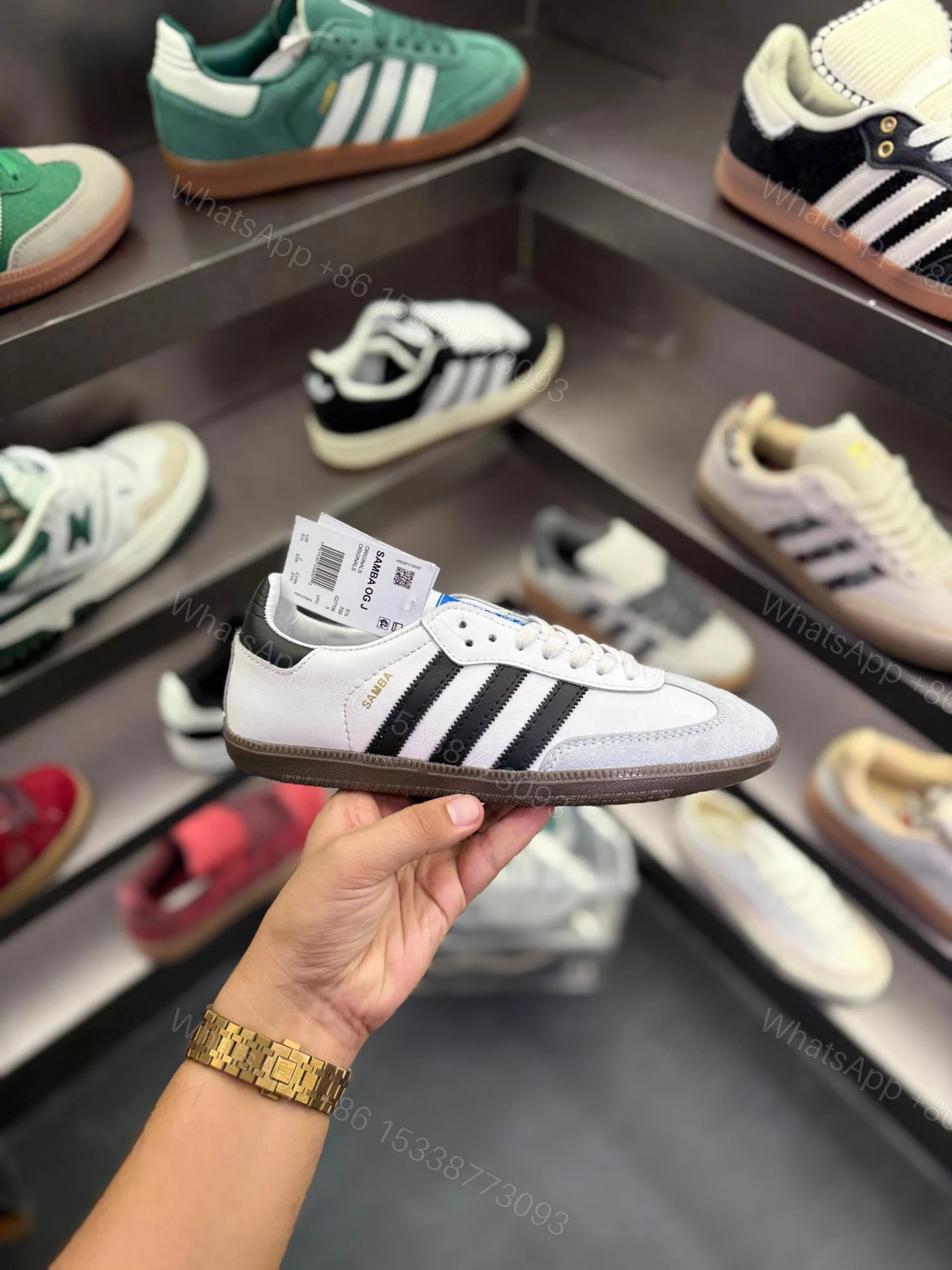 View 4 of ADIDAS ORIGINALS SAMBA BASIC WHITE