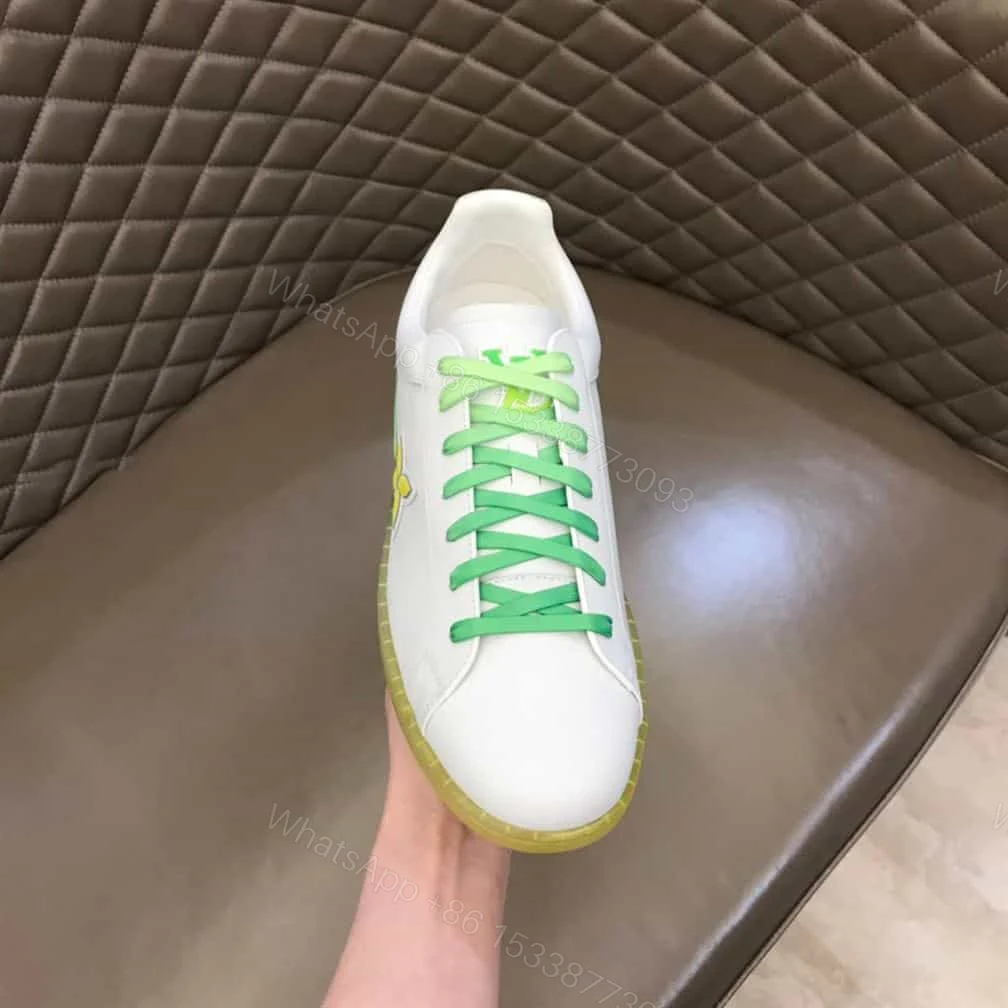View 6 of Louis Vuitton Luxembourg Samothrace Trainers In Jaune – LSVT274