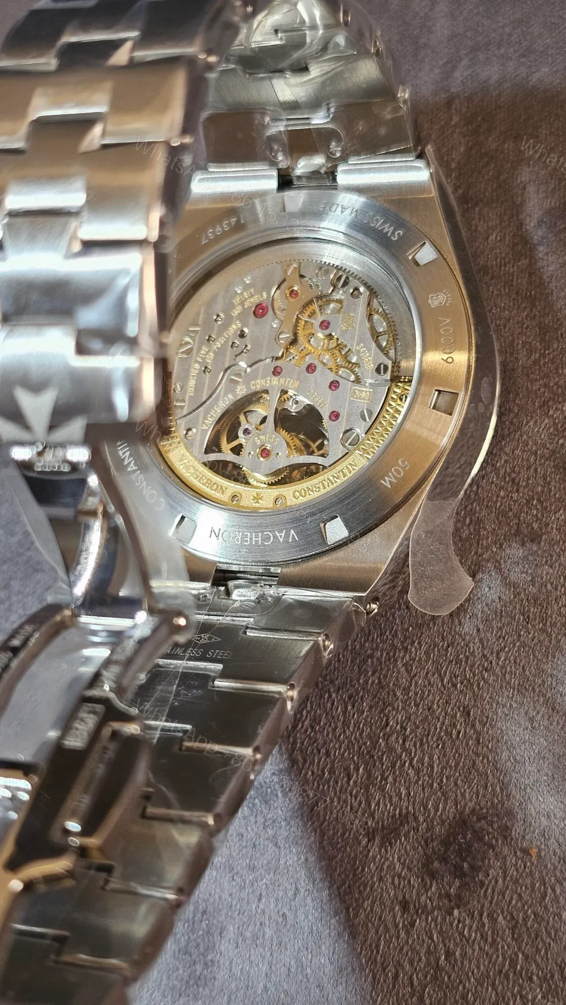 View 5 of Vacheron Constantin Overseas Tourbillon 6000V/110A-B544 Stainless Steel