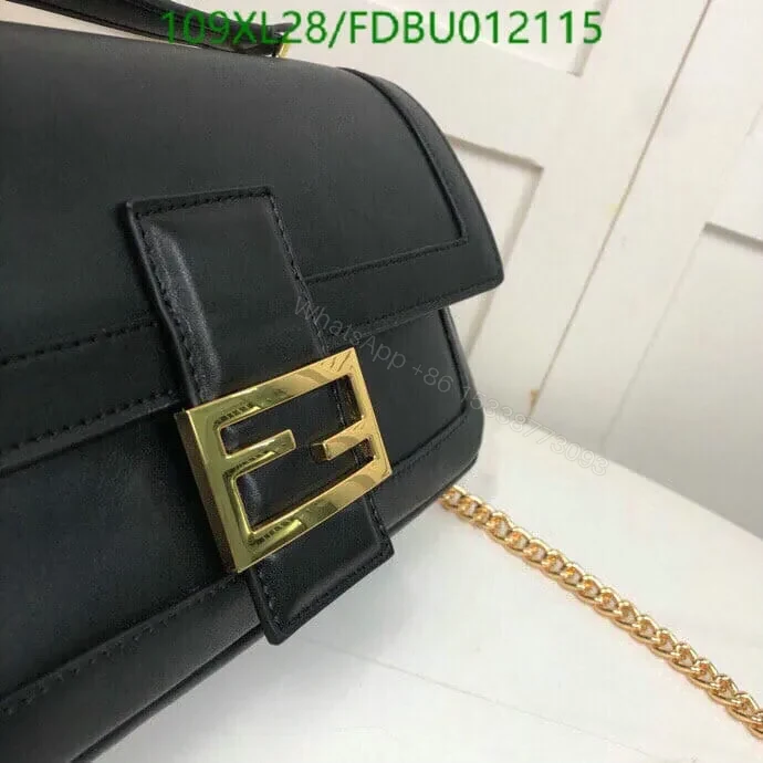 View 10 of Fendi Knockoff Baguette Chain Leather Medium Bag FDBU817 – Timeless Elegance