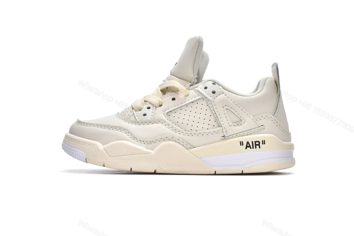 View 10 of Jordan 4 Kids Shoes Retro Sail CV9388-100