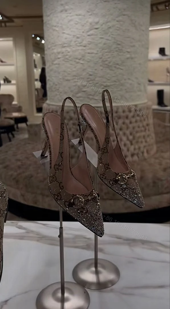 View 19 of FIRST COPY GUCCI LEATHER HEELS