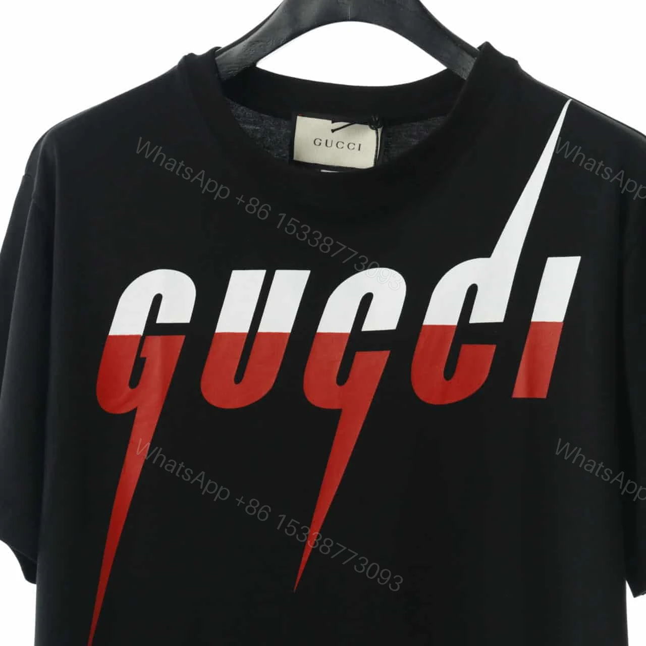 View 3 of GUCCI PRINT T SHIRT WHITE – RED GC29