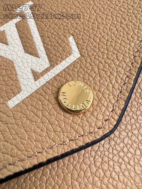 View 3 of Crossbody Monogram Wallet â€“ Signature Luxe Compact
