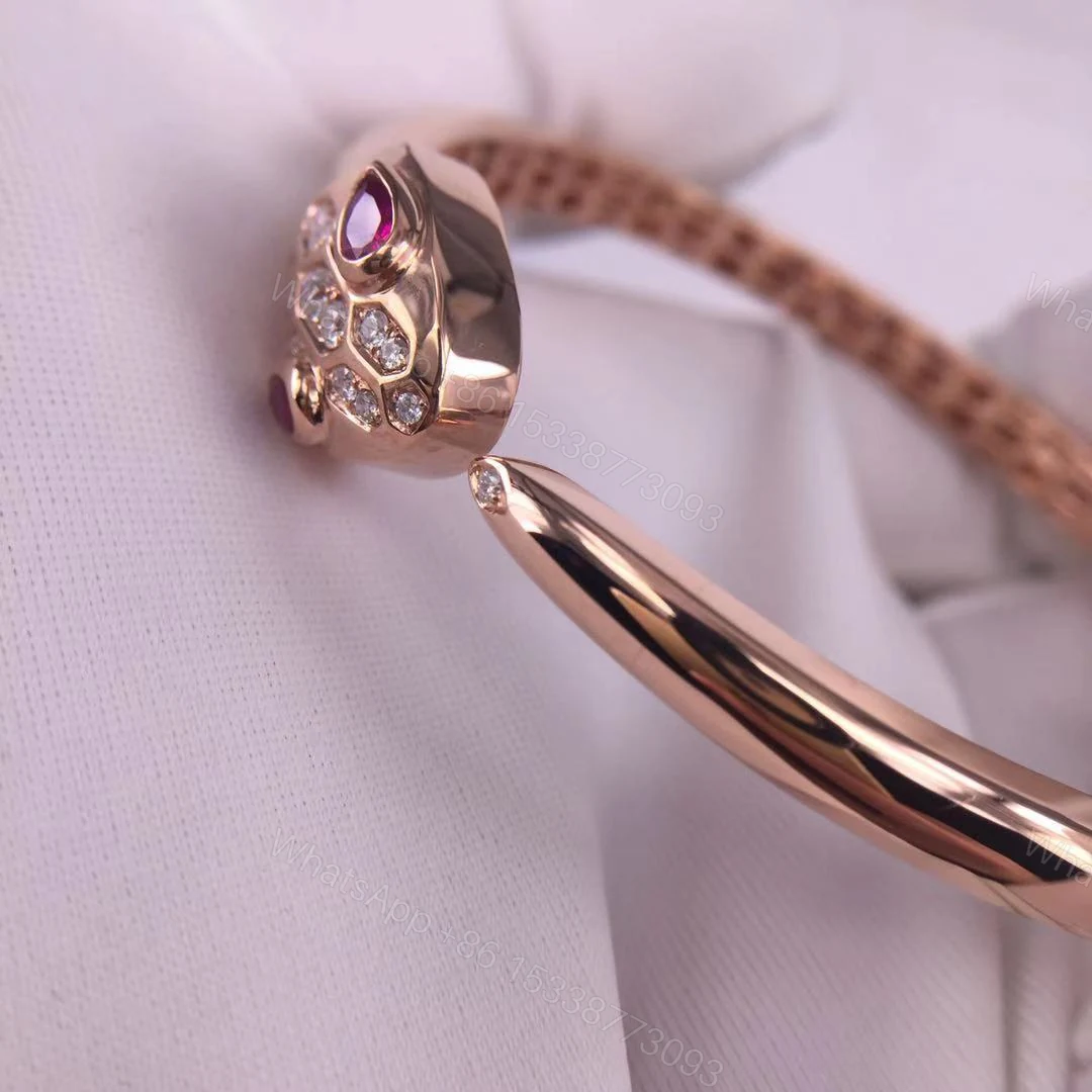 View 7 of Bvlgari Serpenti 18k pink gold bracelet
