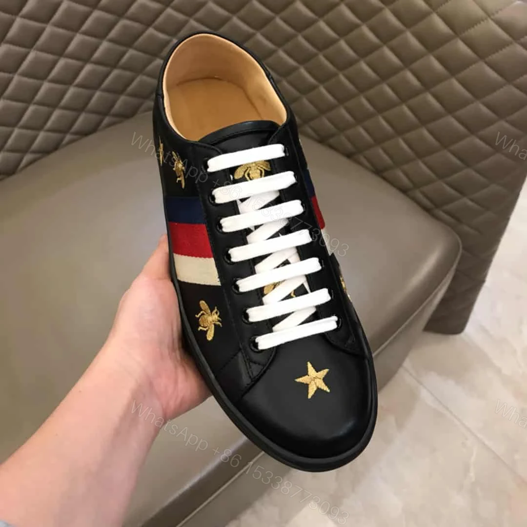 View 7 of GUCCI BLACK BEE STAR WEB RED WHITE BLUE – GC36