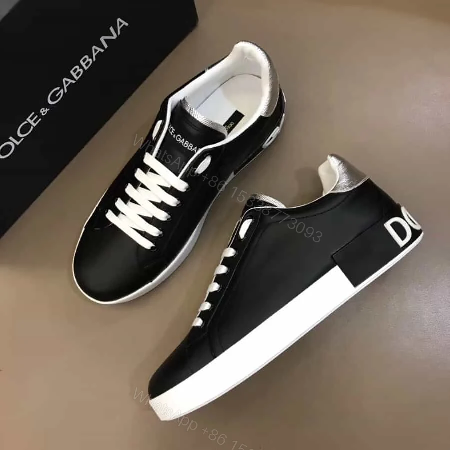 View 5 of DOLCE & GABBANA CALFSKIN NAPPA PORTOFINO SNEAKERS – DG25