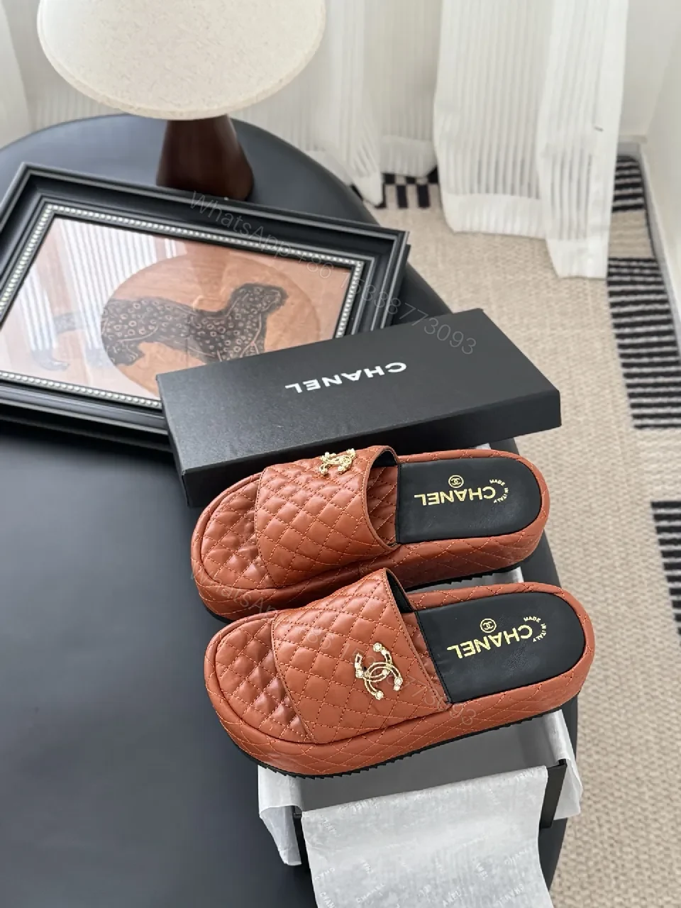 View 2 of Quilted Leather Mule: Luxe Comfort, All-Day Wear