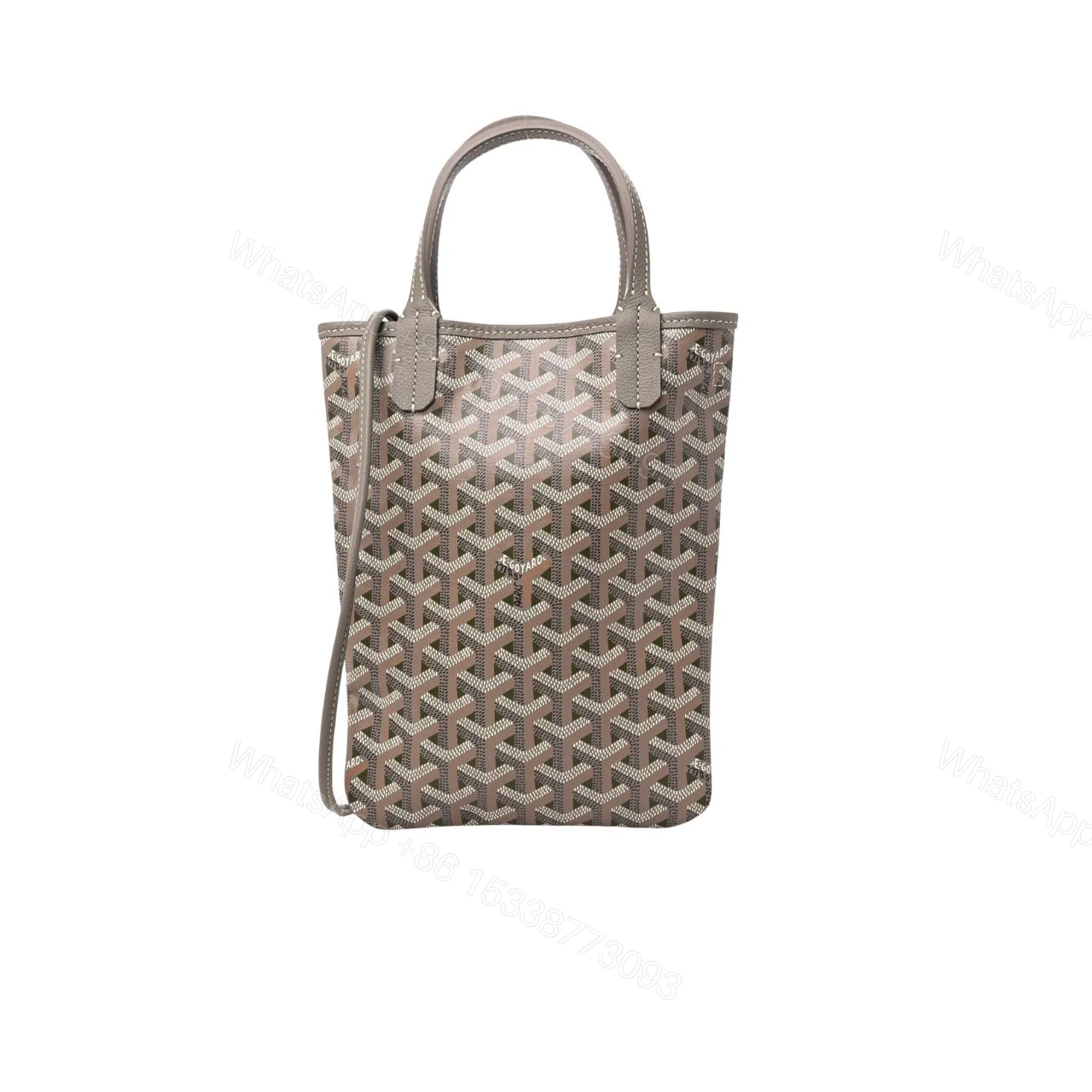 GOYARD POITIERS CLAIRE VOIE BAG GREGE KHAKI 24CM — view 1
