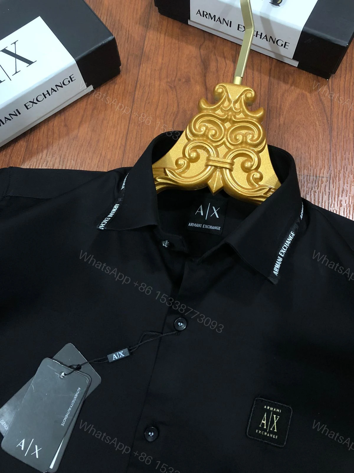 View 5 of First Copy Armani Exchange Cotton Shirt