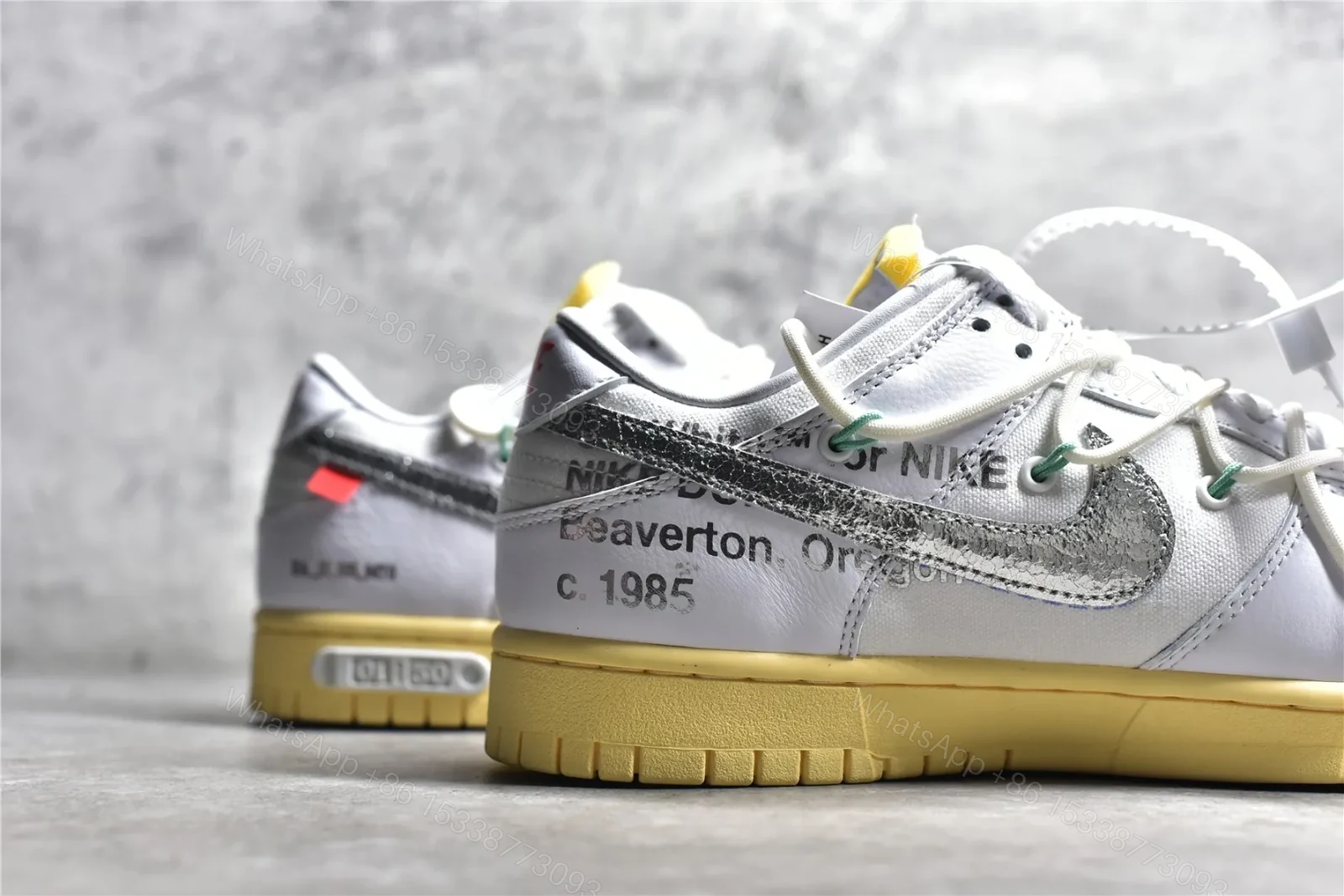 View 4 of Nike Dunk Low Off-White Lot 1 Reps