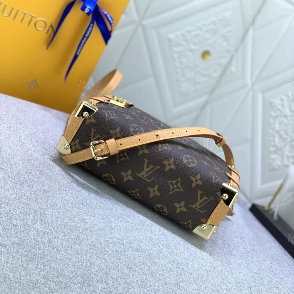 View 5 of Louis Vuitton Side Trunk Monogram Brown 21Cm M46358