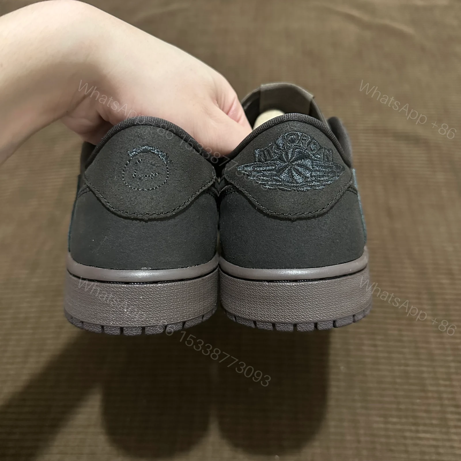 View 3 of Jordan 1 Retro Low OG SP Travis Scott Velvet Brown