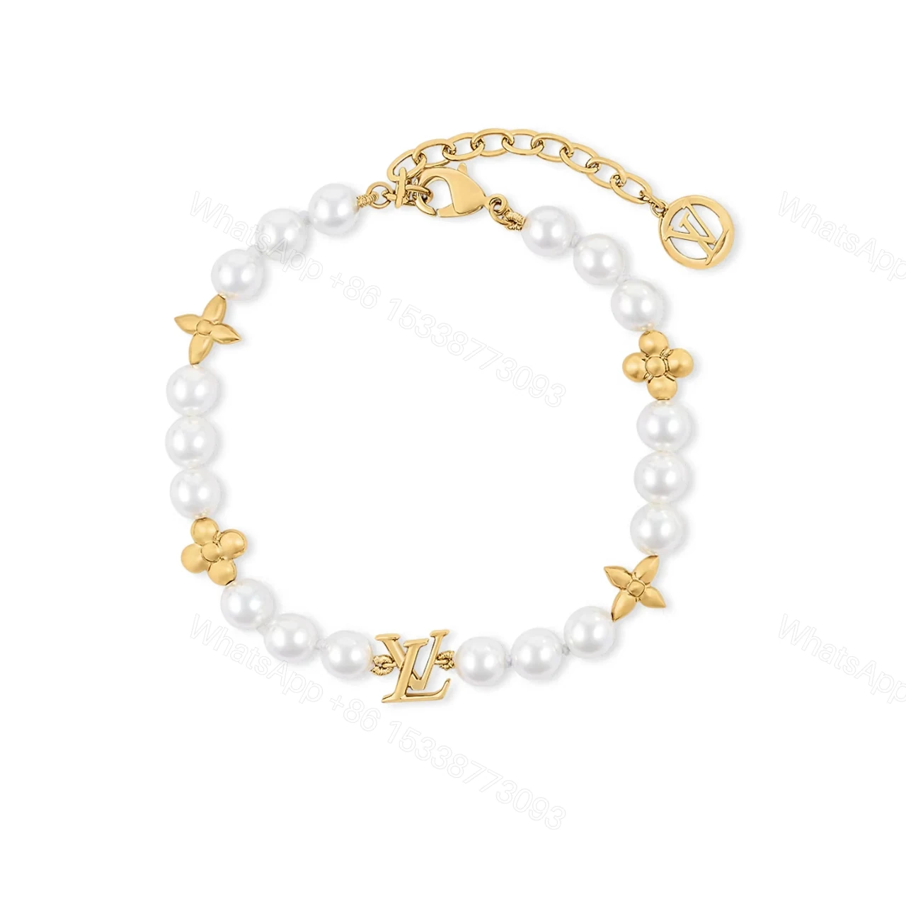 LOUIS VUITTON MY LV PEARL BRACELET M1129A — view 1