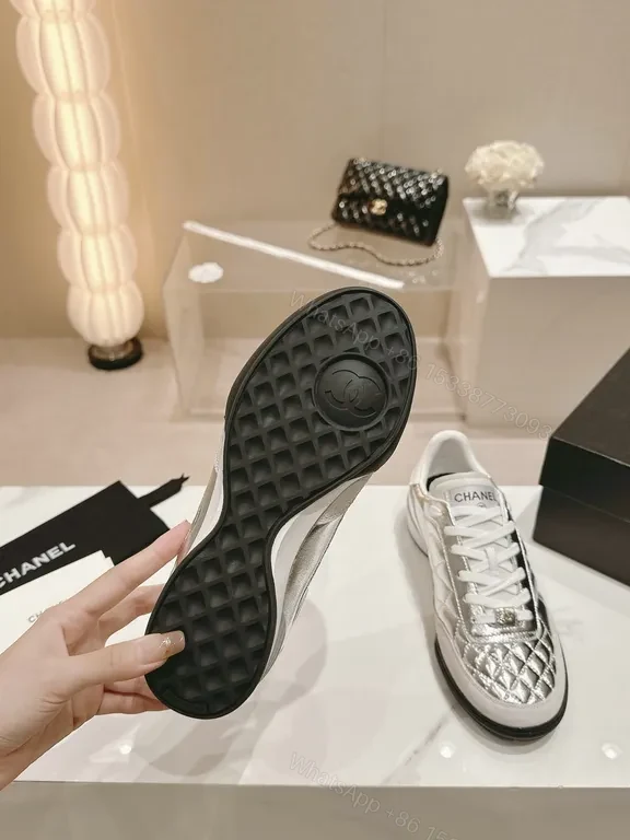 View 6 of Shimmering Silver-Chic High-Tops: Luxe All-Season Sneakers