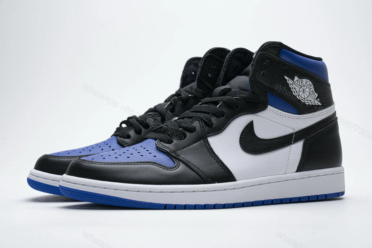 View 4 of Air Jordan 1 Retro High Royal Toe 555088-041