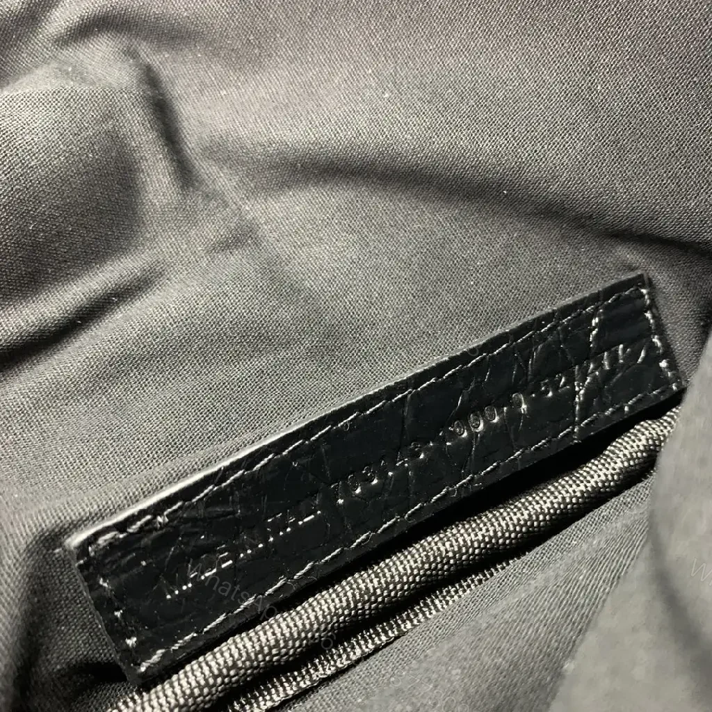 View 2 of Black Textured Leather Belt Bag — Minimalist, Multi-Pocket Utility
