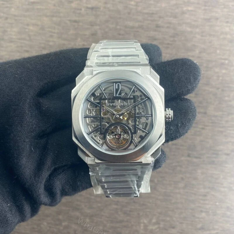 Bvlgari Finissimo Skeleton Silver 40mm Automatic — view 1