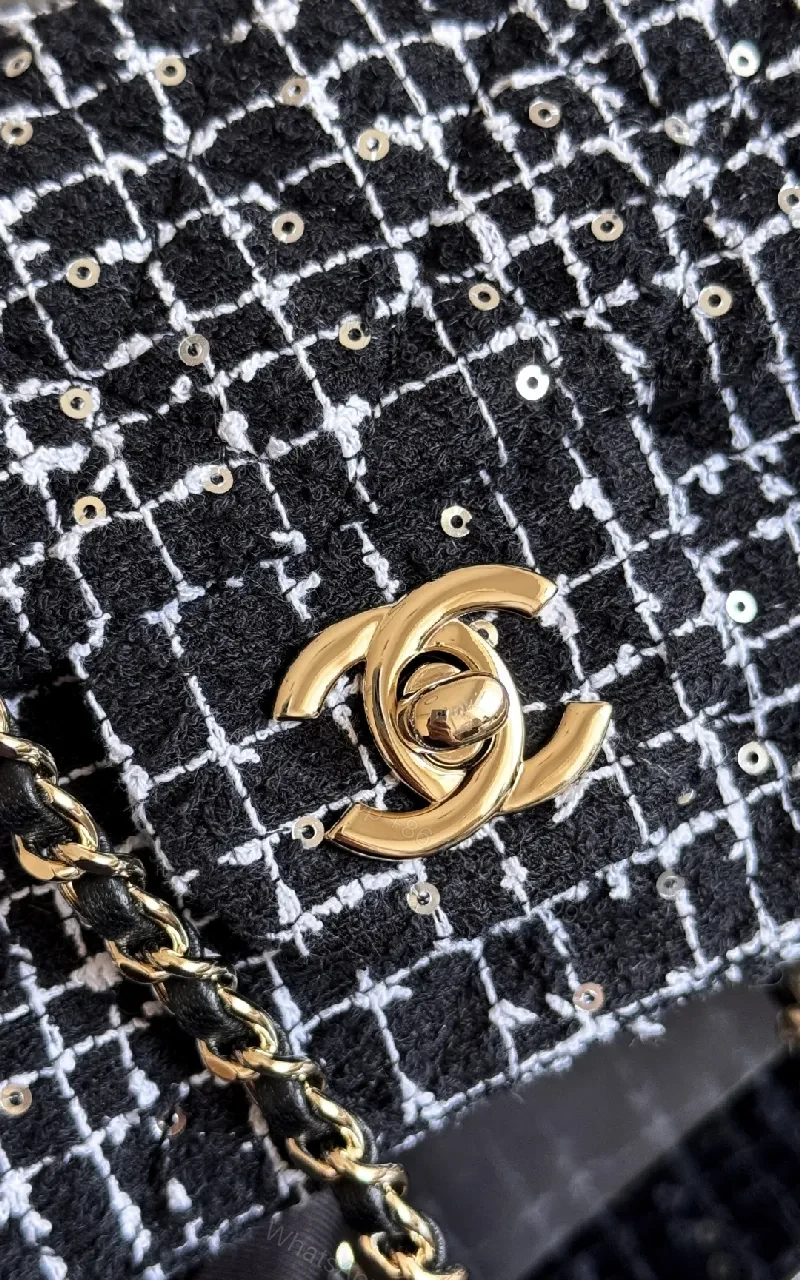 View 6 of Tweed Mini Bag: Chic Contrast, Versatile Day-to-Night Style