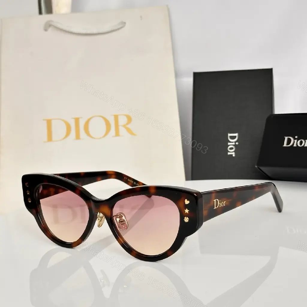 View 6 of Chic Cat-Eye Sunglasses: Patterned Lens, Gold Accents, UV400