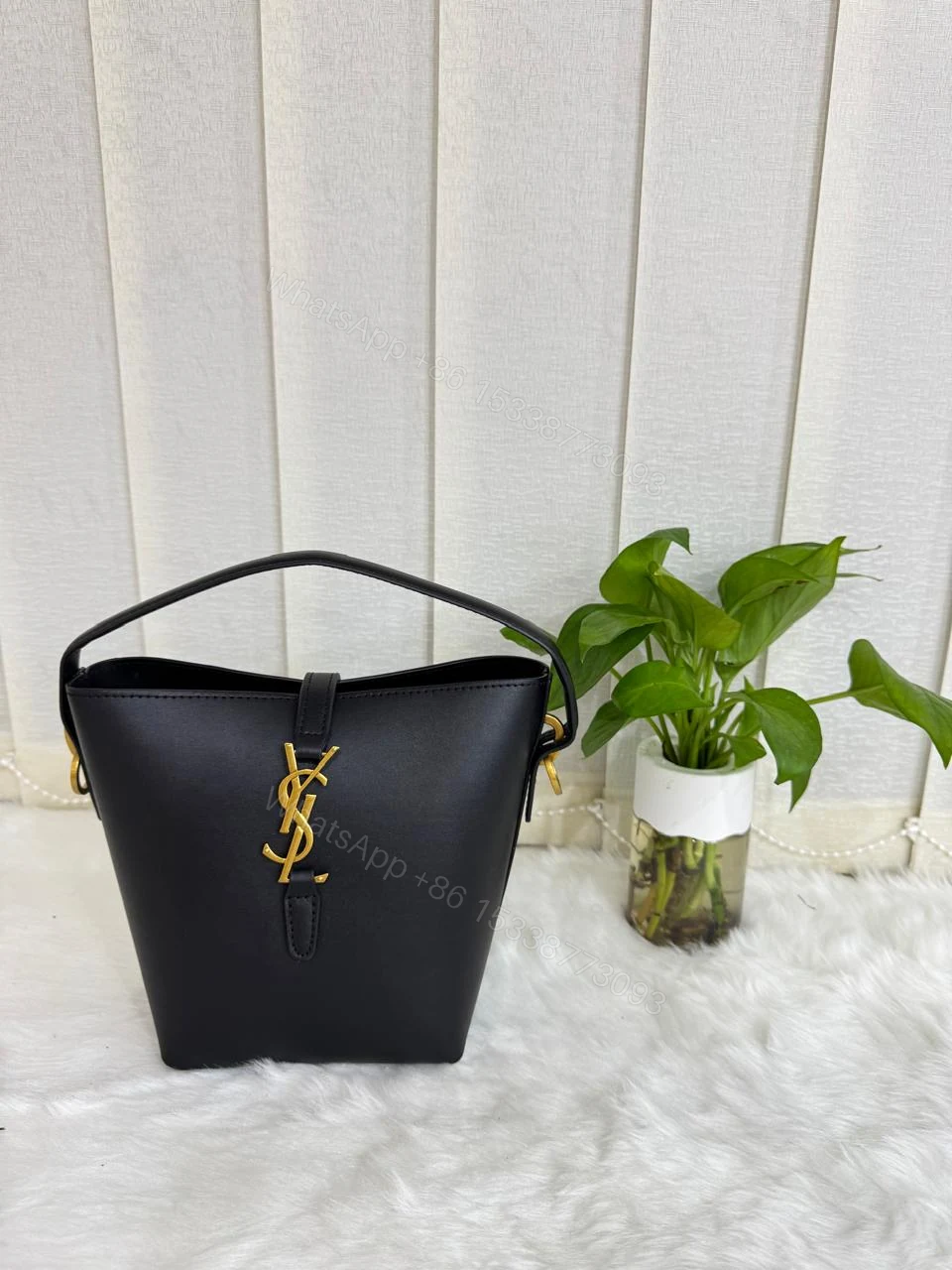 View 8 of YSL Saint Laurent Le 37 Bucket Bag First Copy | AAA+ Replica