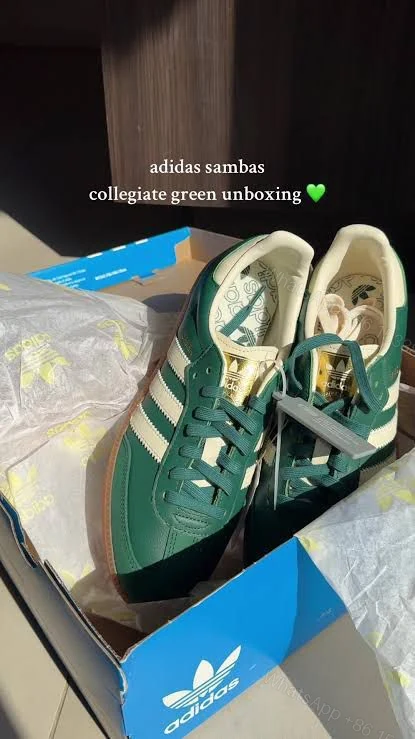 View 5 of FIRST COPY Adidas Samba Og Collegiate Green For Woman