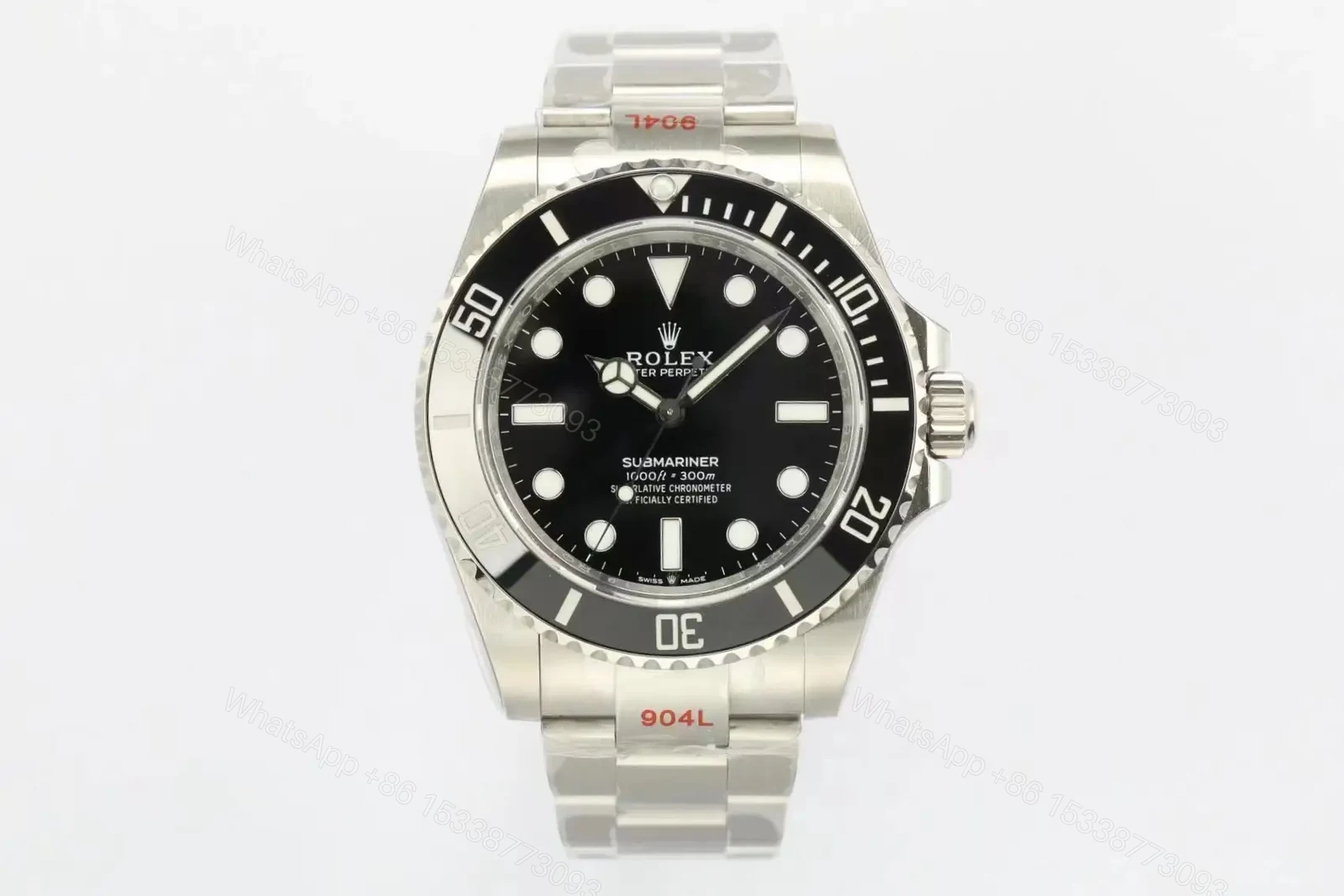 Rolex Submariner No-Date Stainless Steel Black Dial Watch 14060M-0001 — view 1