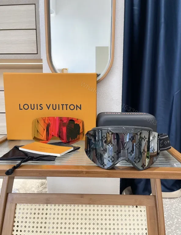 View 3 of Pattern LV-Style Goggles: Luxury Comfort, All-Day Vision