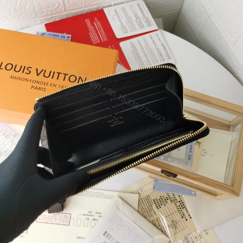 View 8 of Louis Vuitton Zippy Dragonne Wallet Brown 19Cm M69407