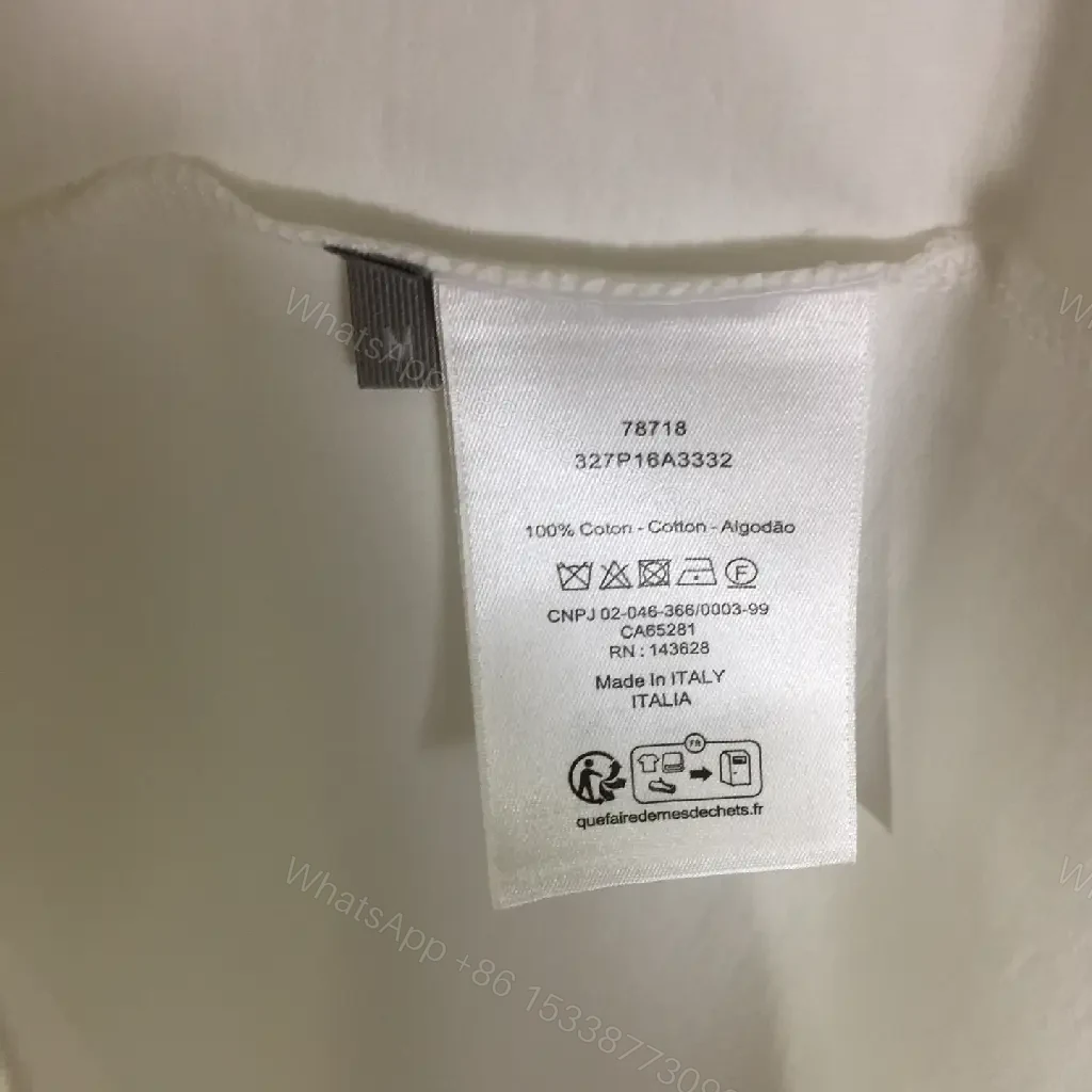 View 8 of White Cotton T-Shirt Silver-Embellished Logo T-Shirt