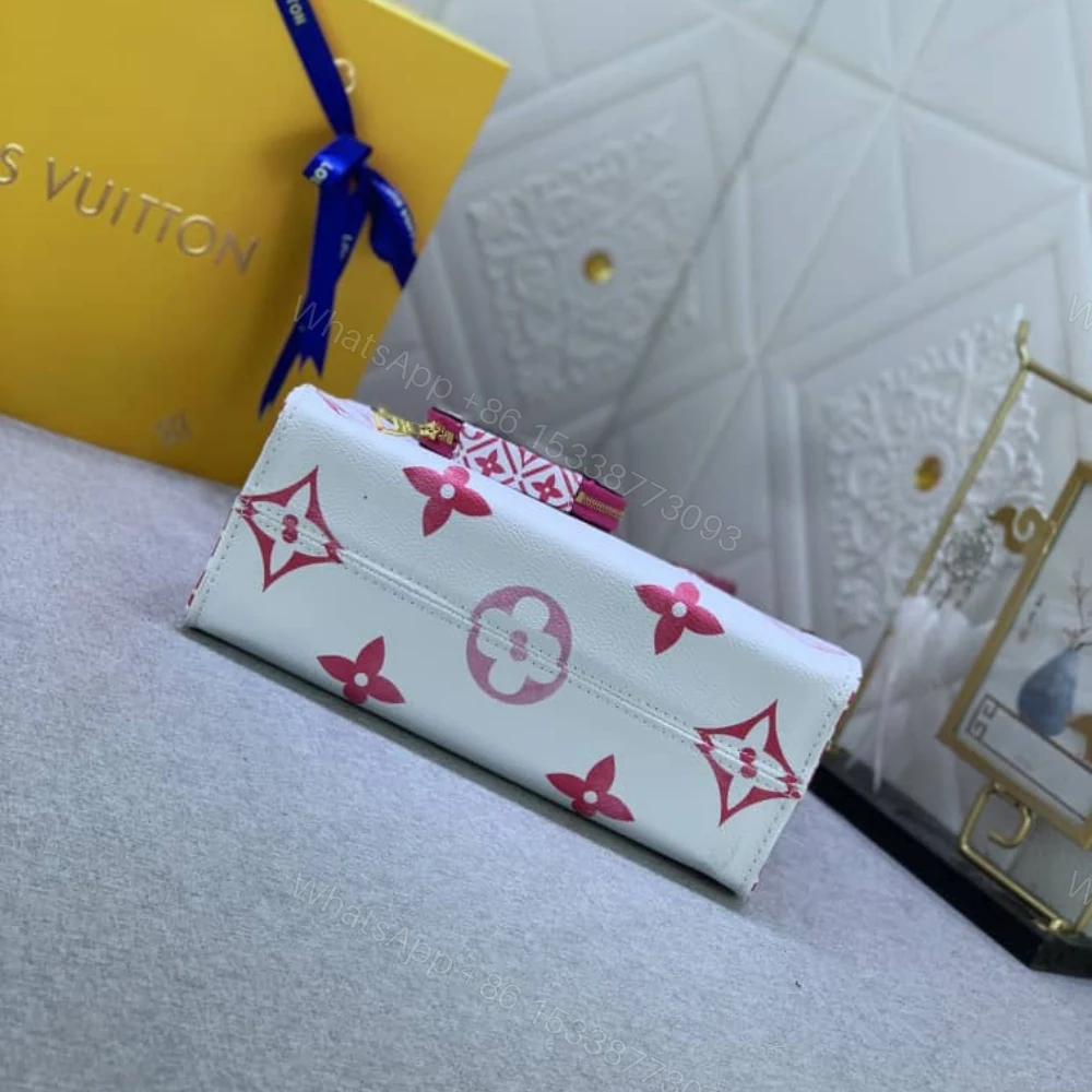 View 4 of Louis Vuitton Onthego PM Bag Pink 25Cm M22976