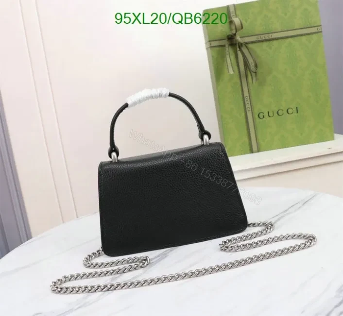View 2 of Gucci Dionysus Black Mini Crossbody Bag Dupe QB62202