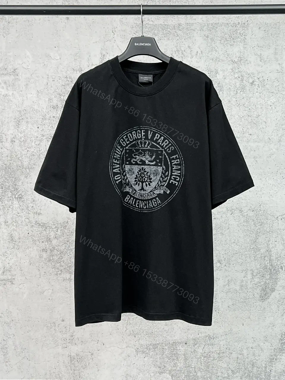 View 10 of Graphic Crest Tee: Oversized Premium Streetwear Shirt
