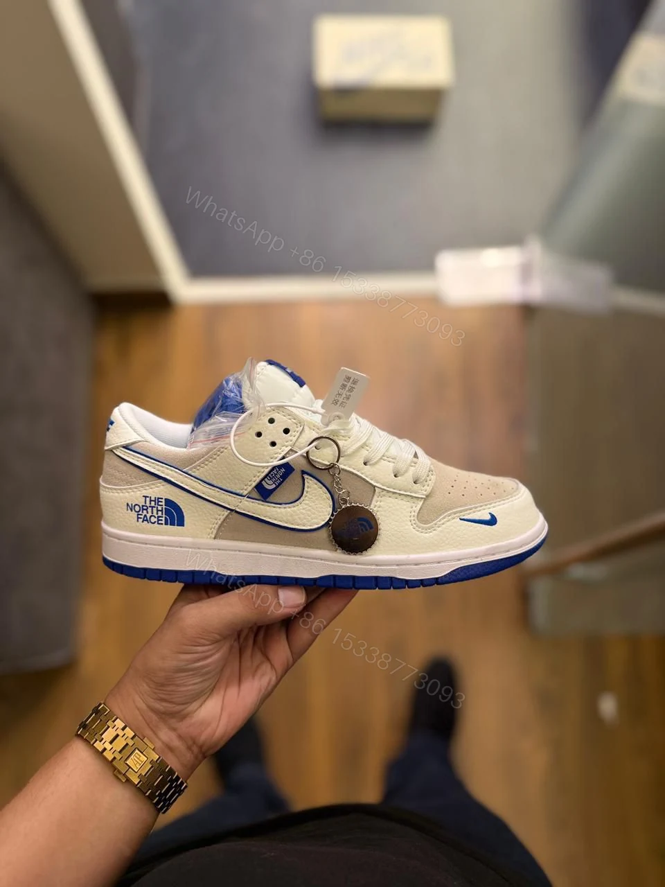 View 2 of First Copy Nike SB Dunk x The North Face Sneakers