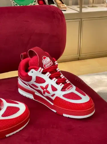 View 3 of LOUIS VUITTON SKATE SNEAKERS IN RED – LSVT390