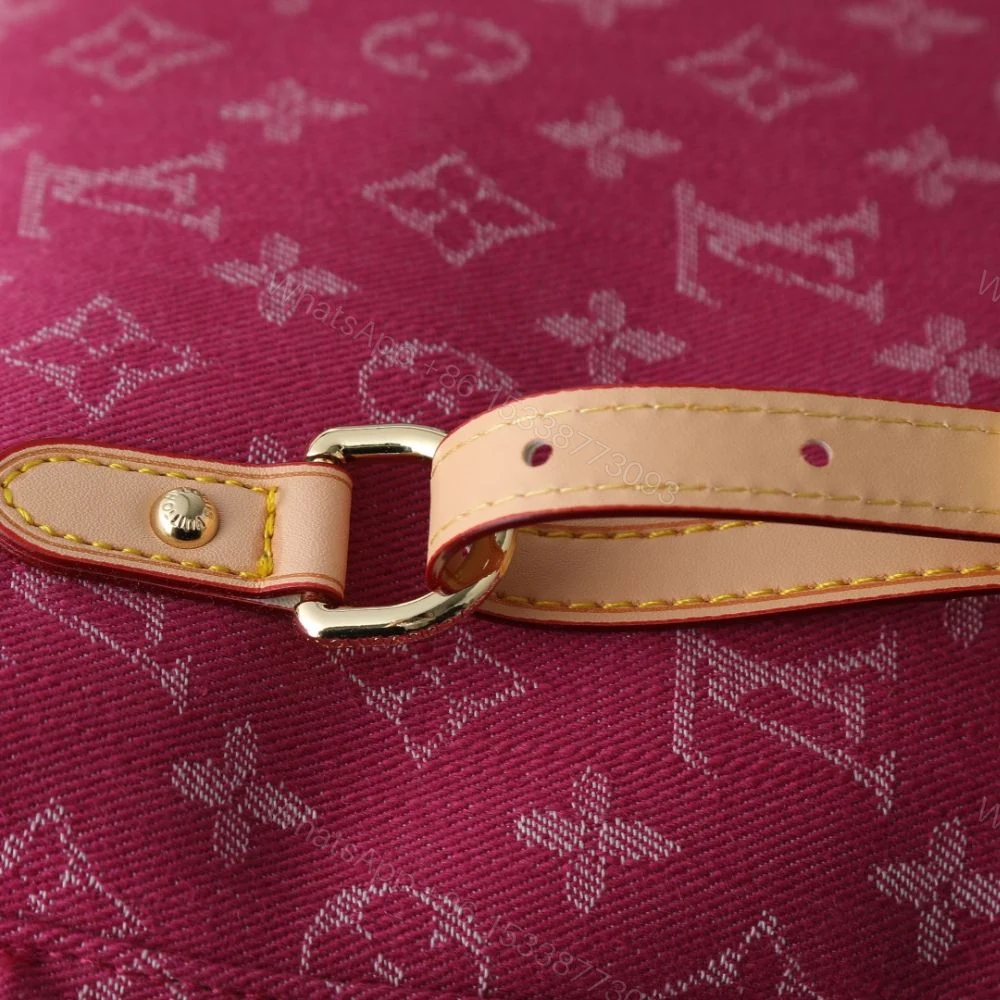 View 6 of Louis Vuitton Montsouris Cargo Backpack Pink Denim 32Cm