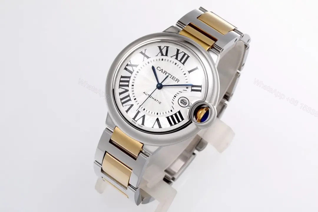 View 4 of GF Factory Cartier Ballon Bleu 42mm Two-Tone Stainless Steel and Gold Automatic Watch