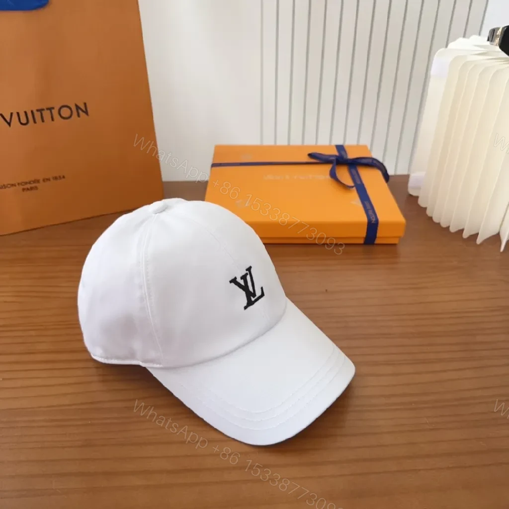 View 2 of White Cotton Cap | Minimalist Luxury Baseball Hat