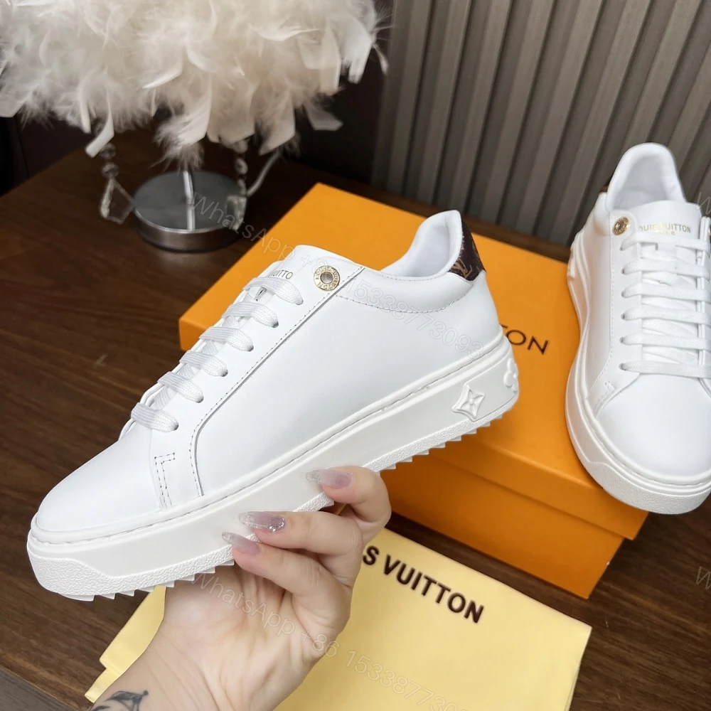 View 4 of Louis Vuitton Time Out Sneaker White 1AHOOV