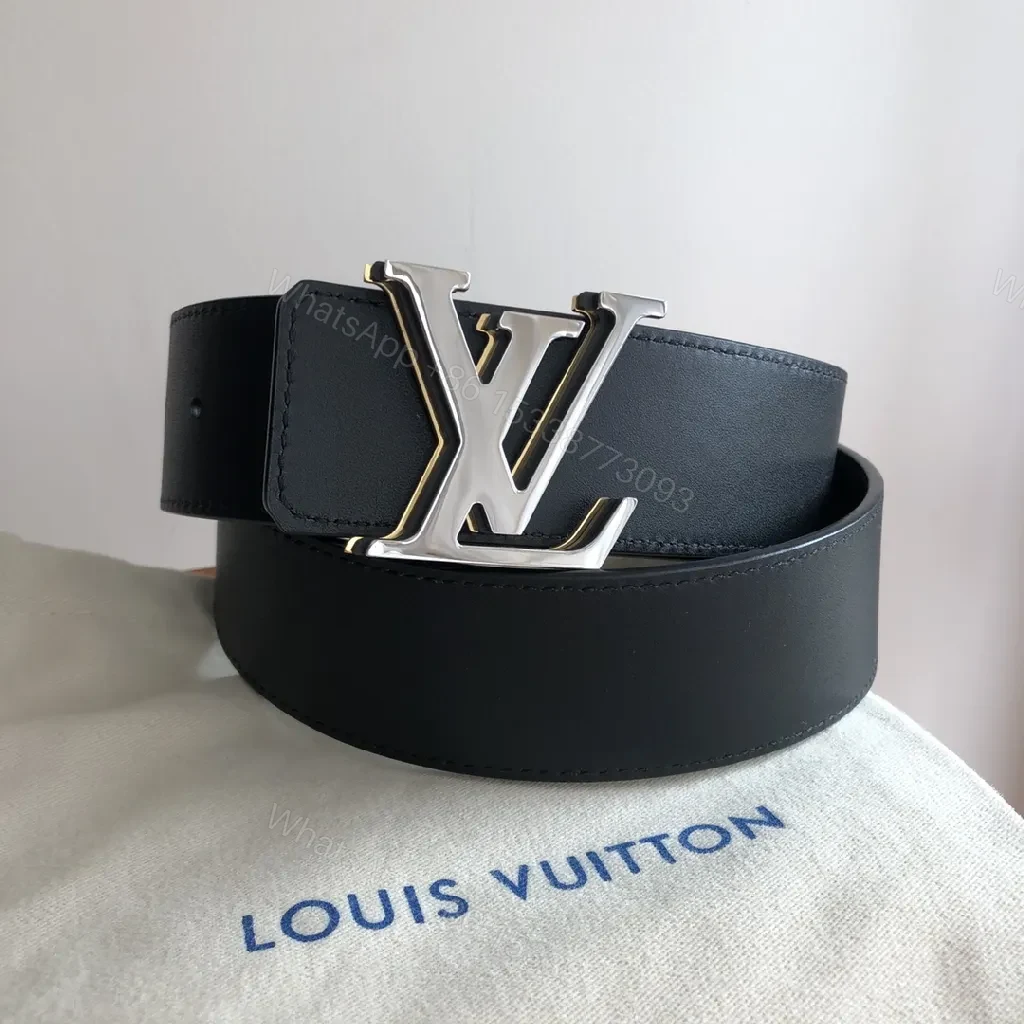 Minimalist Luxury Belt with Iconic Monogram Buckle — view 1